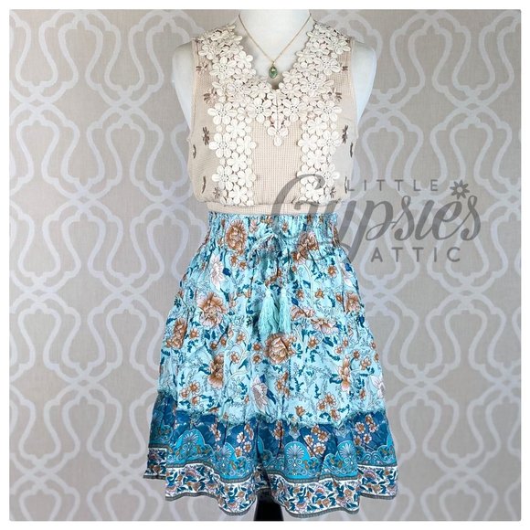 Little Gypsie's She Walks in Beauty Mini Skirt - Picture 4 of 10